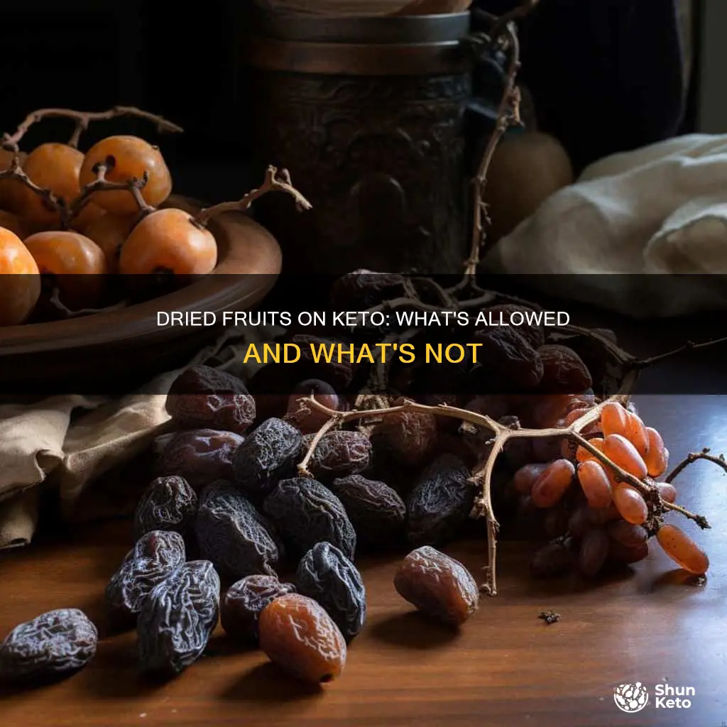 what dried fruit is okay on keto