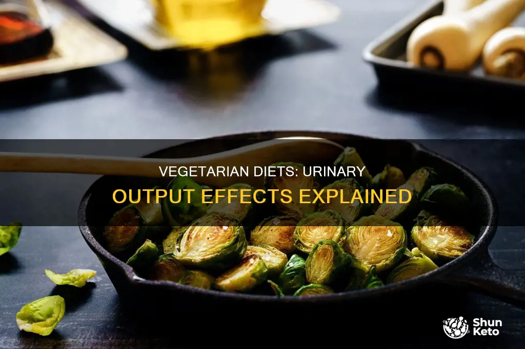 what effects does a vegetarian diet have on urinary output