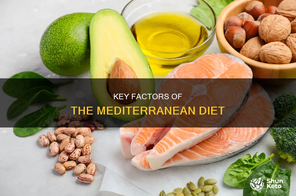 what factors factors characterize the mediterranean diet