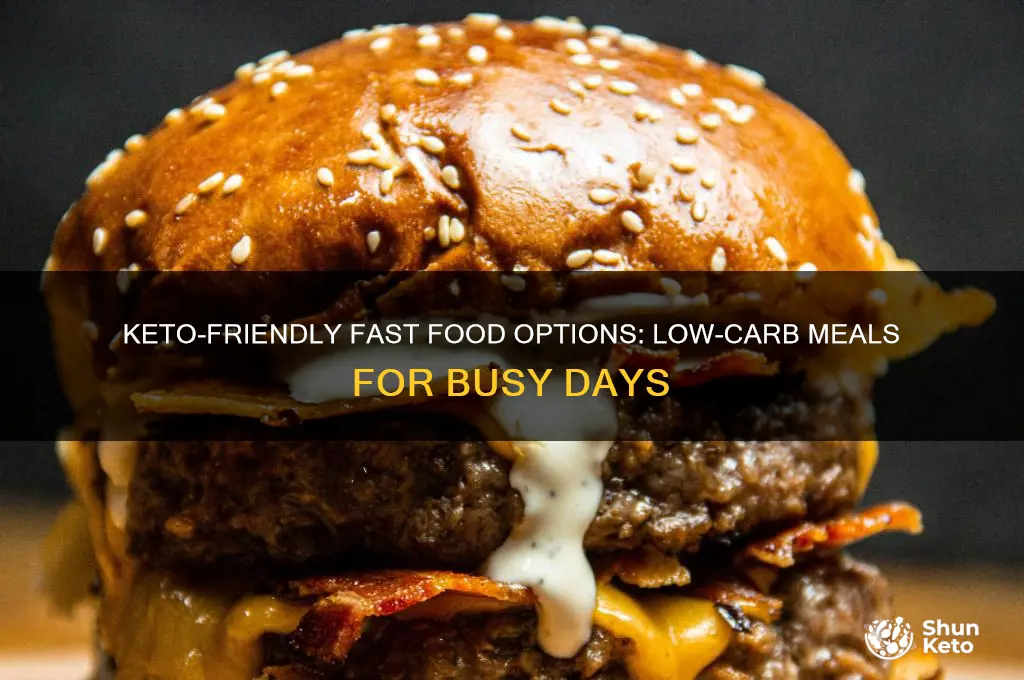 what fast food can i have on keto