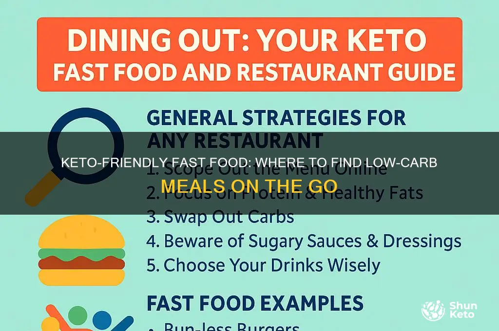 what fast food places sales keto diet meals