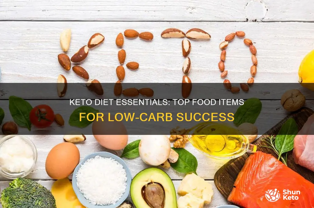 what food items are on the keto diet