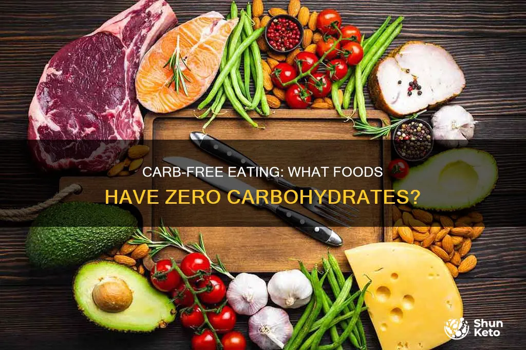 what foods are carbohydrate free