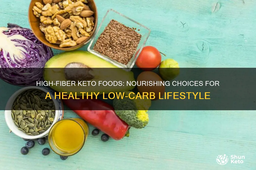 what foods are high in fiber for a keto diet
