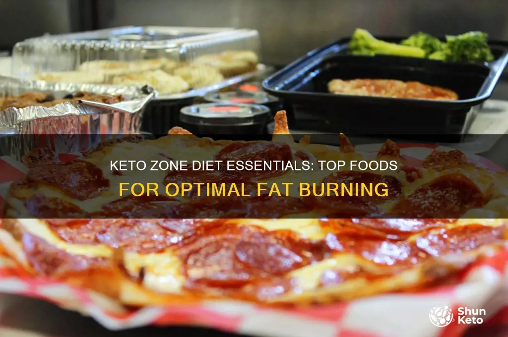 what foods are on the keto zone diet