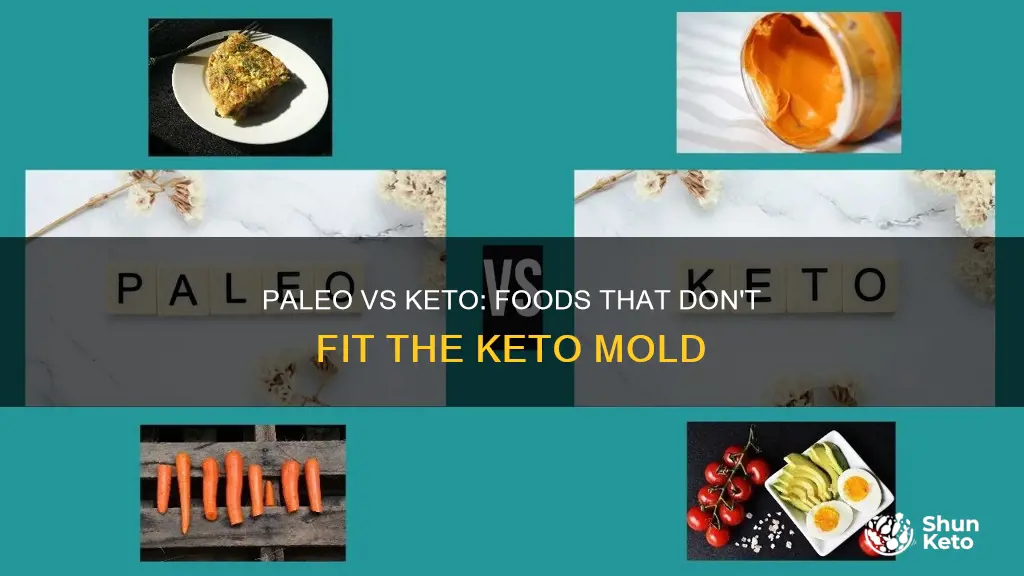 what foods are paleo but not keto