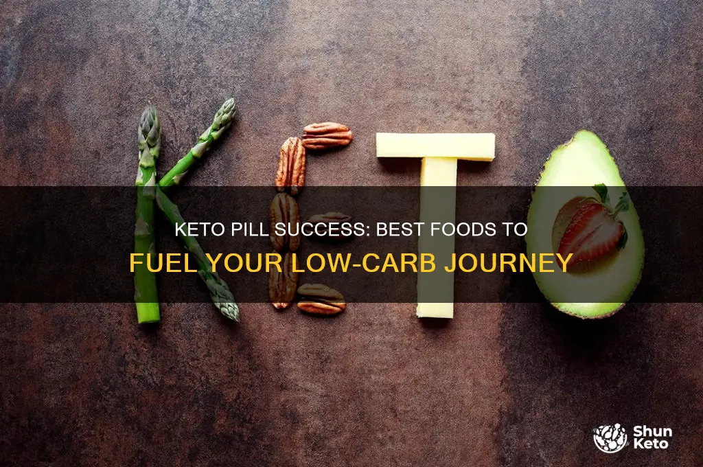 what foods to eat while taking keto pills