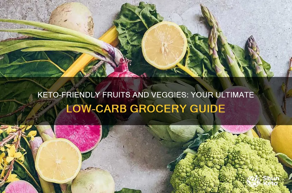 what fruit and vegetables can you eat on keto