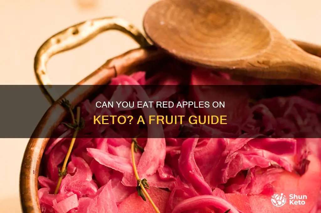 what fruit can you eat on keto red apple