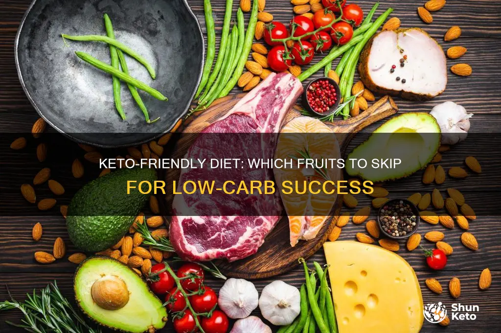 what fruits to avoid on keto
