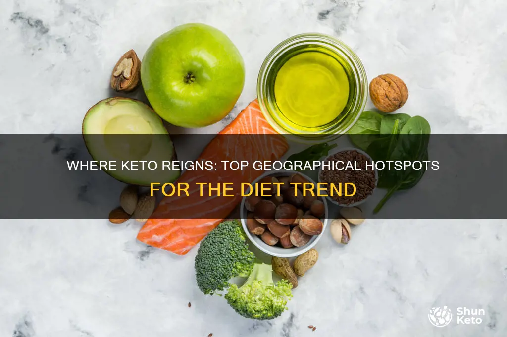 what geographical location is the keto diet the most popular