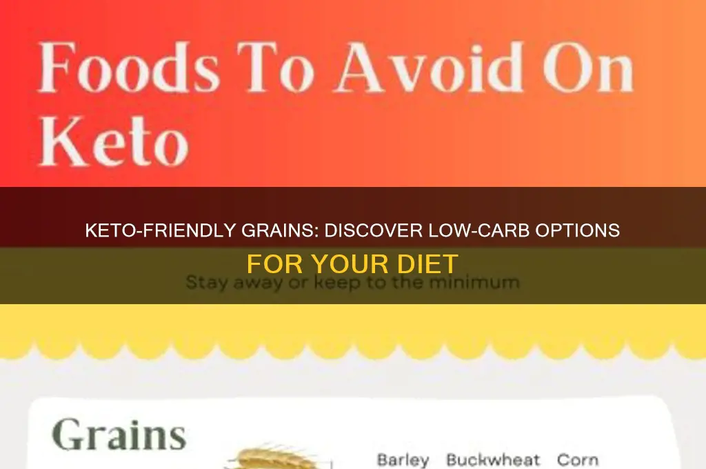 what grains can you have on keto