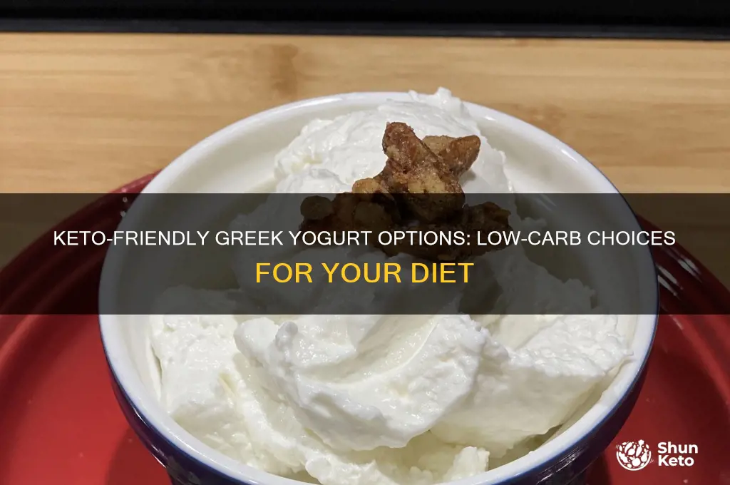 what greek yogurt can i have on keto