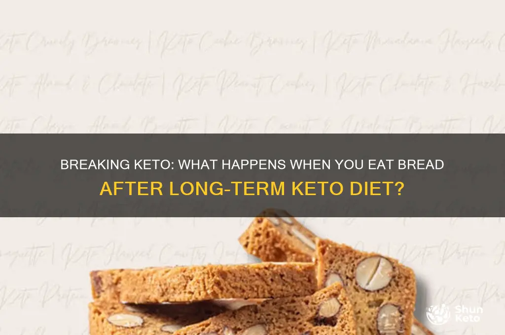 what happen if long keto diet to eat bread
