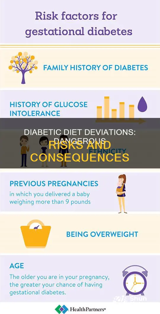 what happens if a diabetic doesn t follow their diet