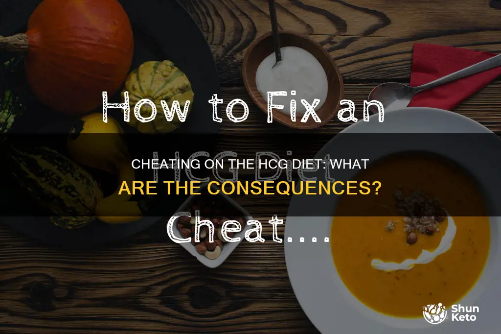 what happens if i cheat on hcg diet