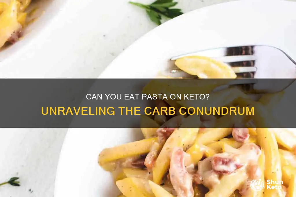 what happens if i eat pasta on keto