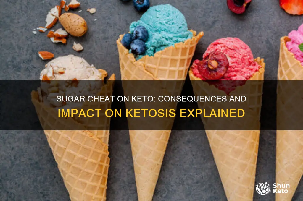 what happens if you cheat by eating sugar on keto