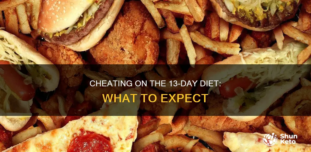 what happens if you cheat on the 13 day diet