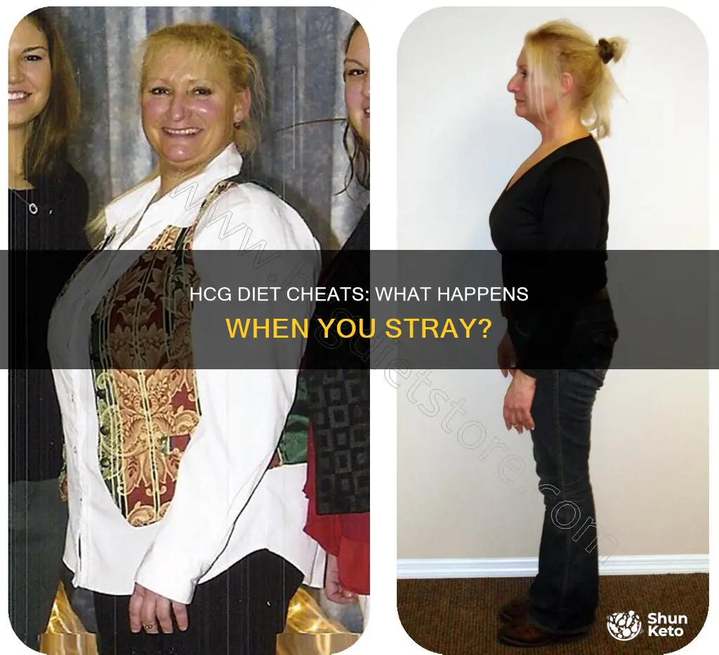 what happens if you cheat on the hcg injection diet