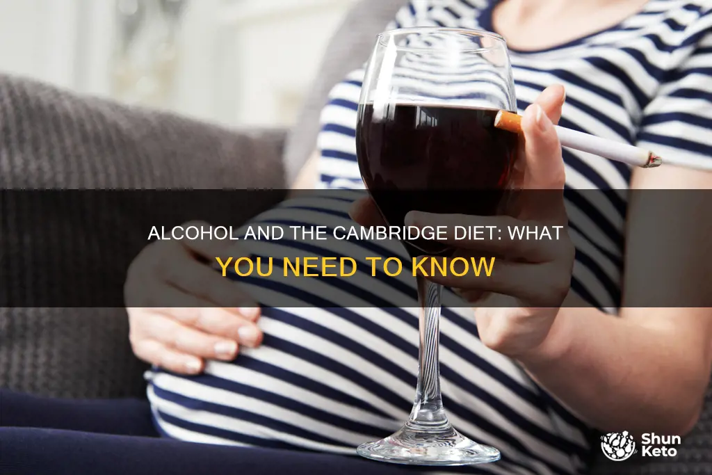 what happens if you drink alcohol on the cambridge diet