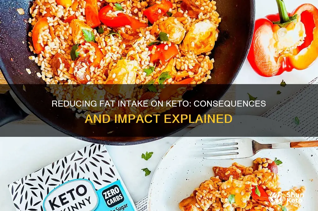 what happens if you eat less fat on keto