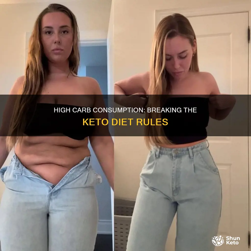 what happens when you eat high carbs on keto