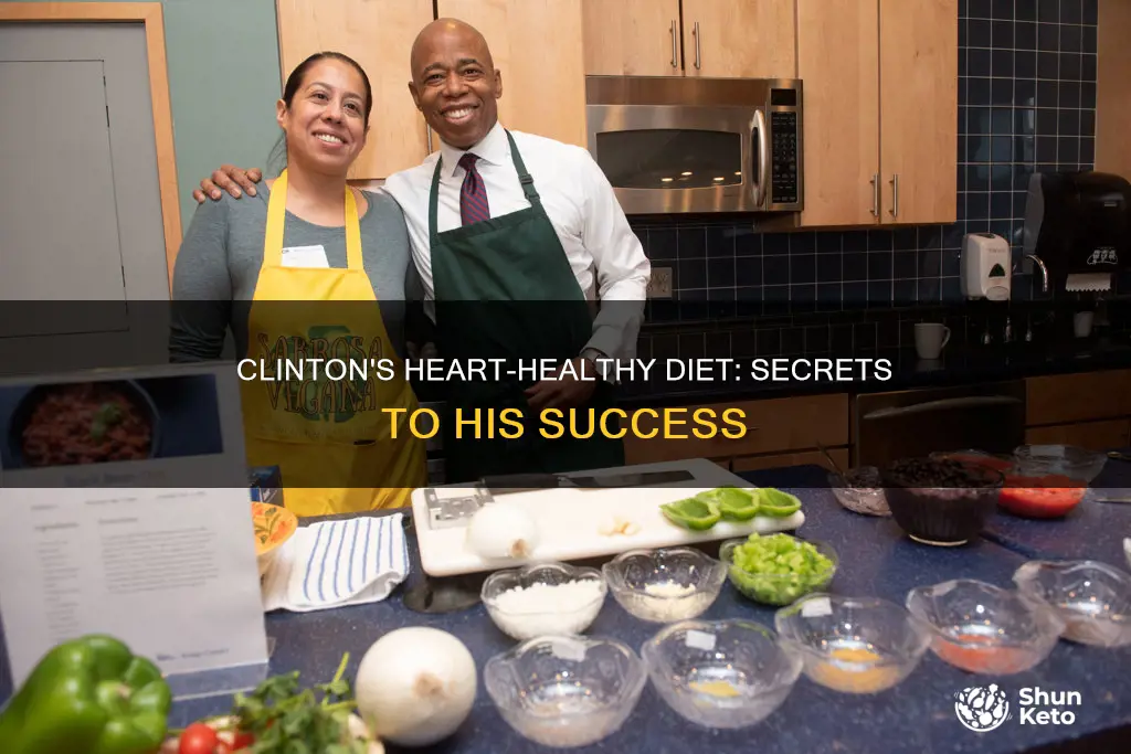 what heart diet was bill clinton follow