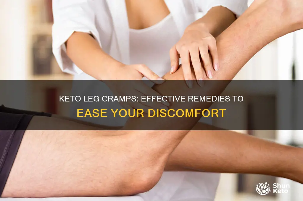 what helps leg cramps on keto diet
