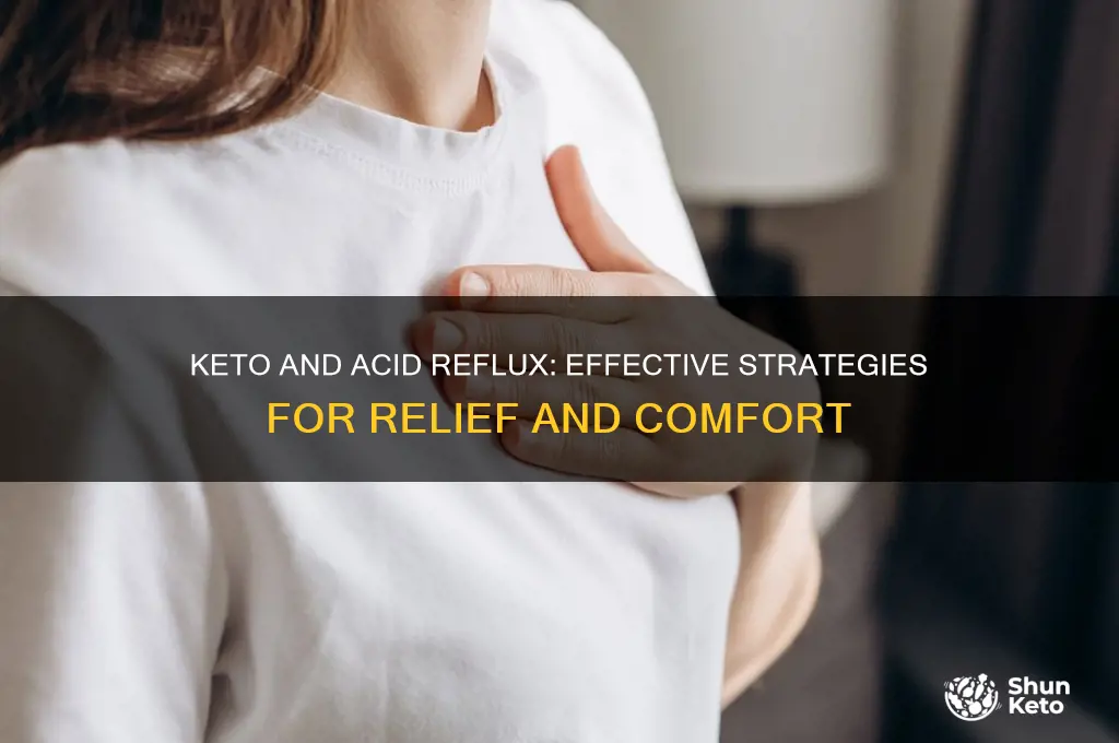 what helps with acid reflux in keto diet