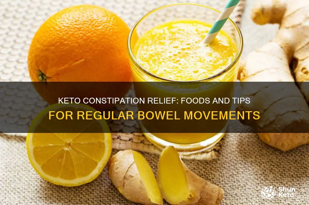 what helps you poop on keto diet