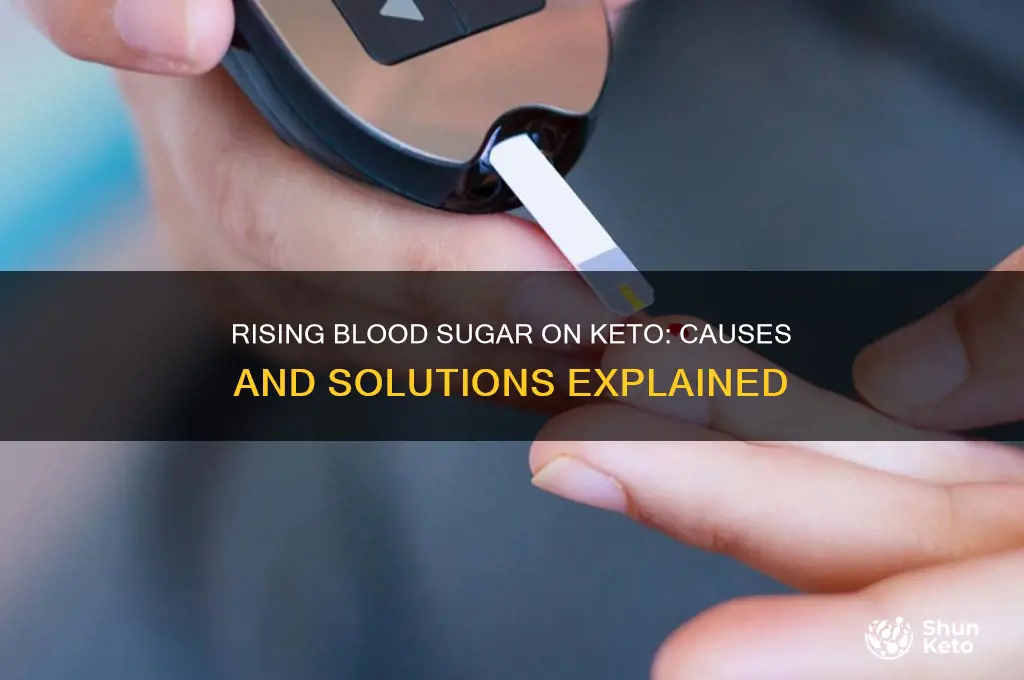 what if glucoes level rises on keto diet