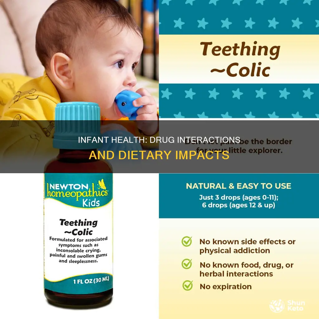 what increase infants diet drug interactions