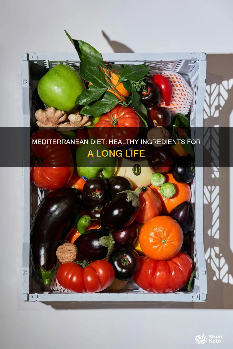 what ingredients are in the mediterranean diet