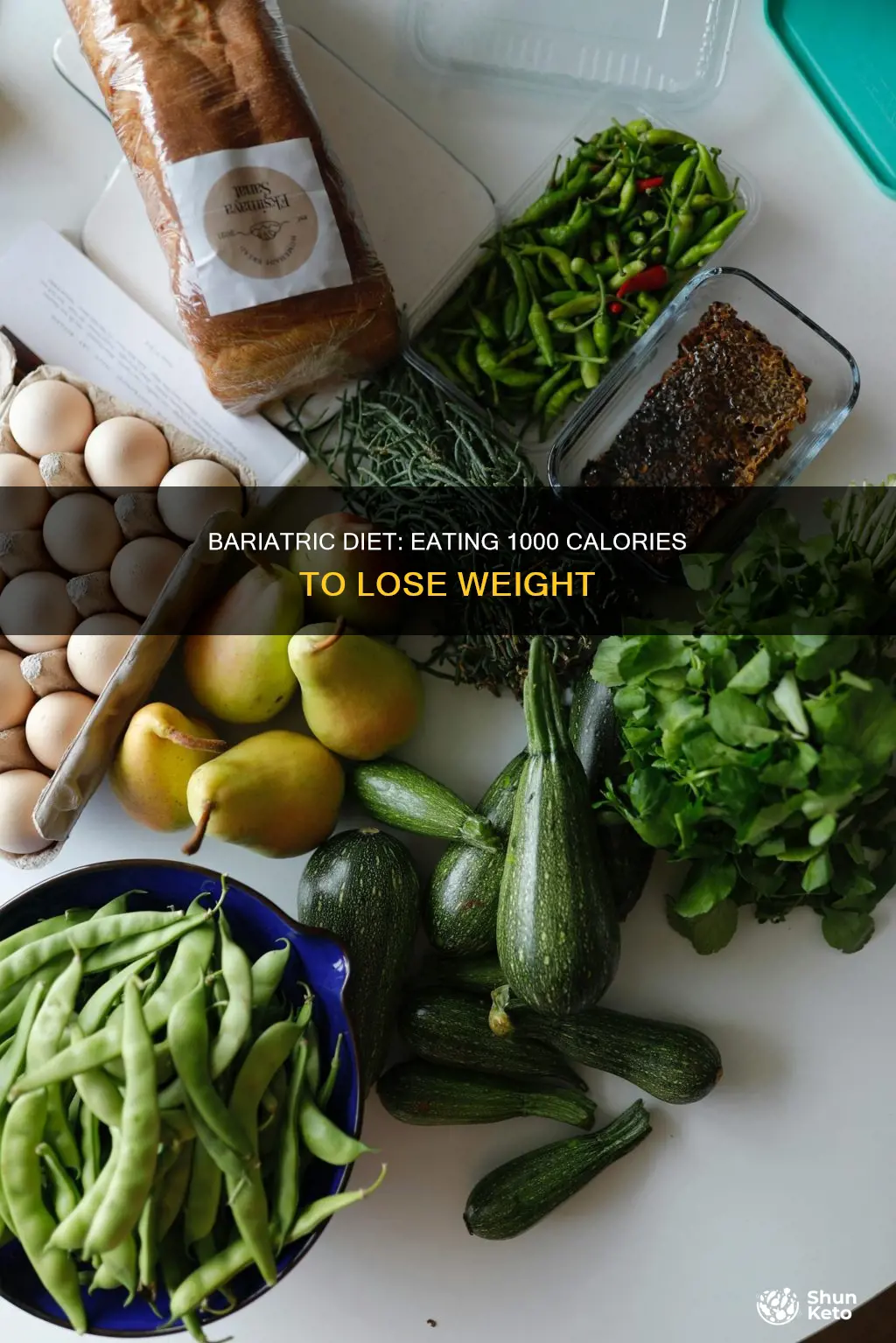 what is a 1000 calorie bariatric diet