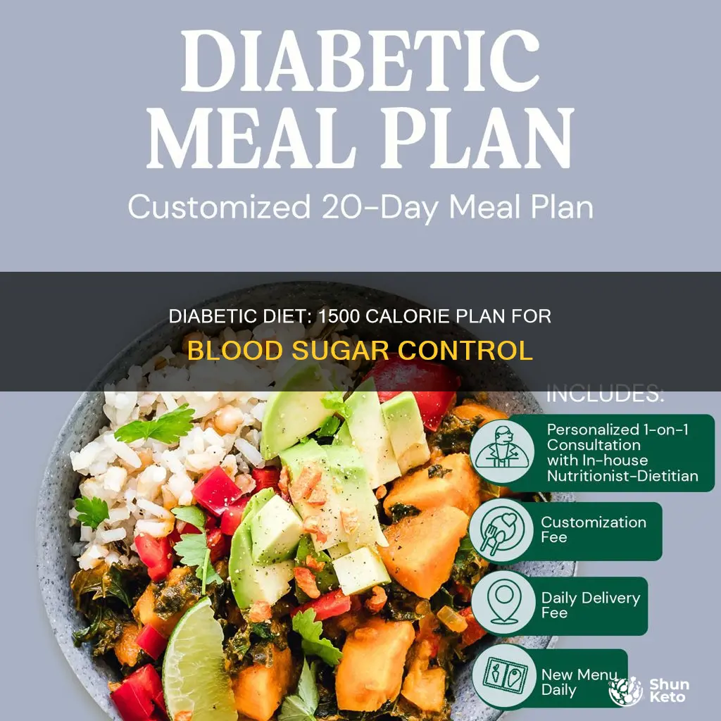 what is a 1500 calorie diabetic diet