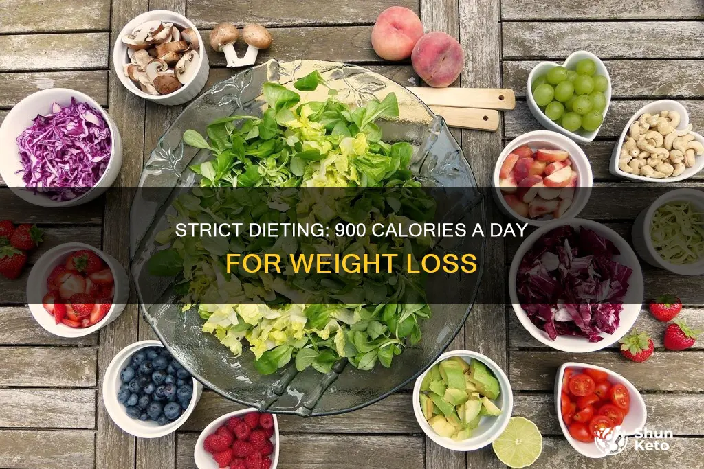 what is a 900 calorie diet