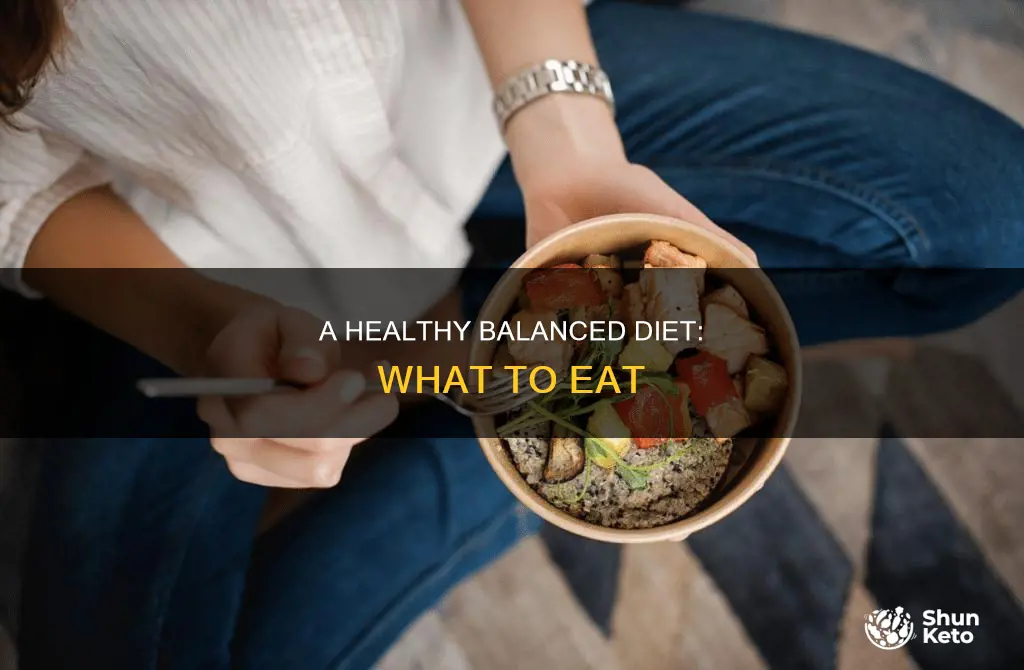 what is a balanced diet answer