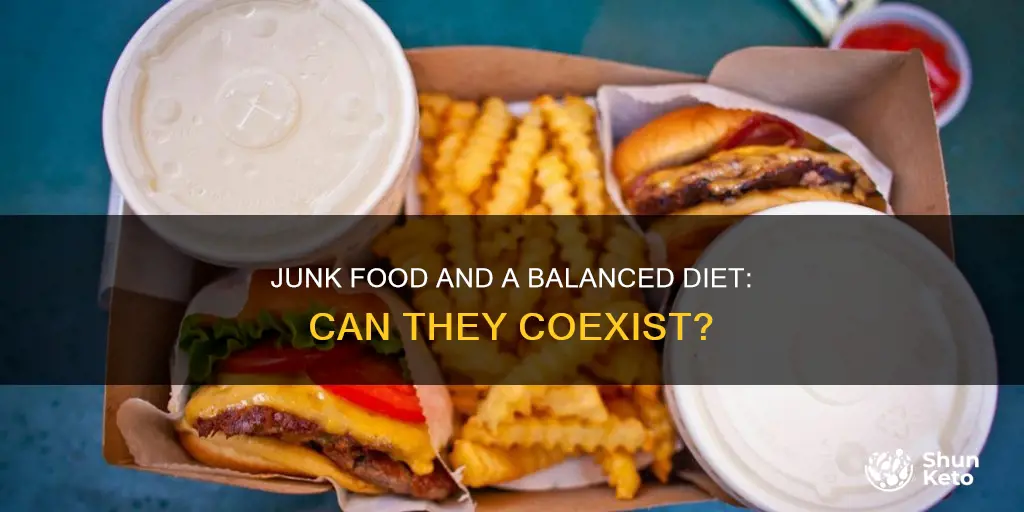 what is a balanced diet with some junk