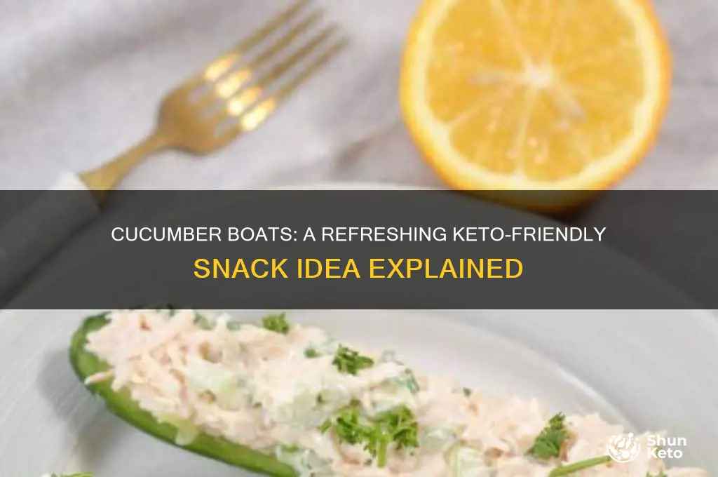 what is a cucumber boat on a keto diet