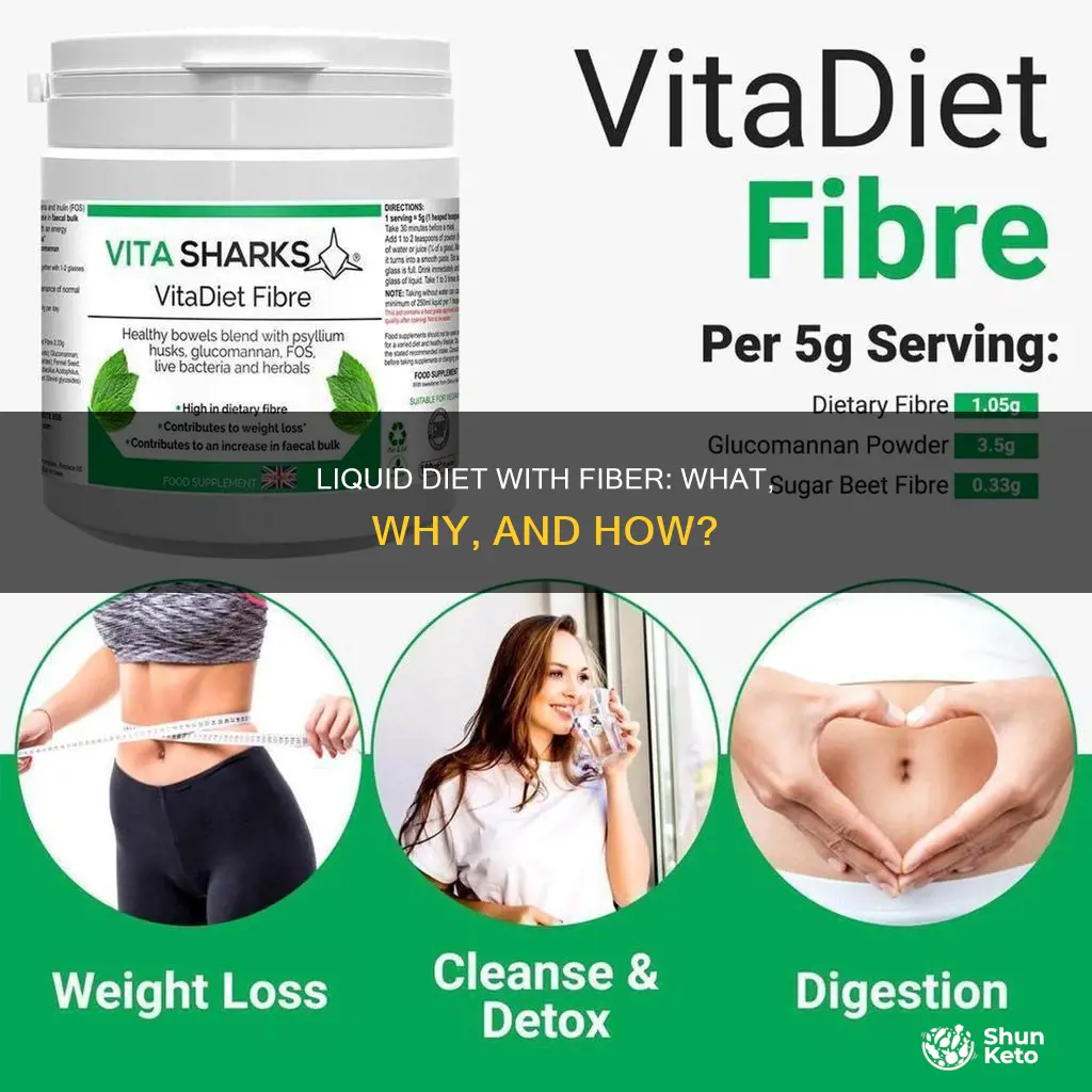 what is a full liquid diet with fiber