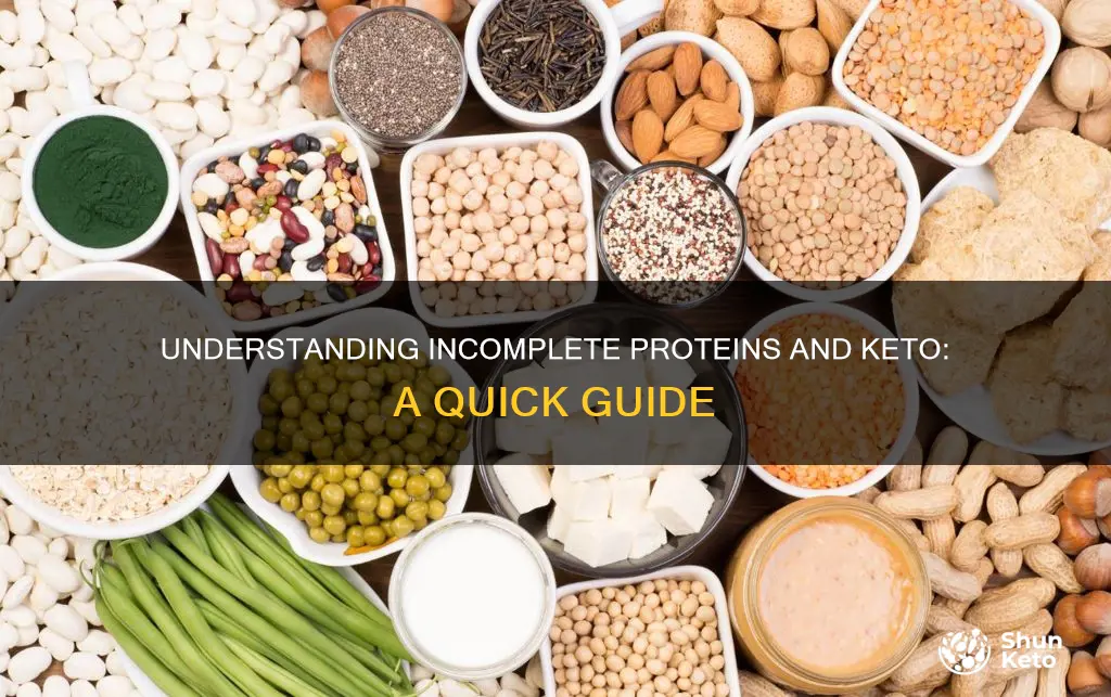 what is a incomplete protein ans keto mean