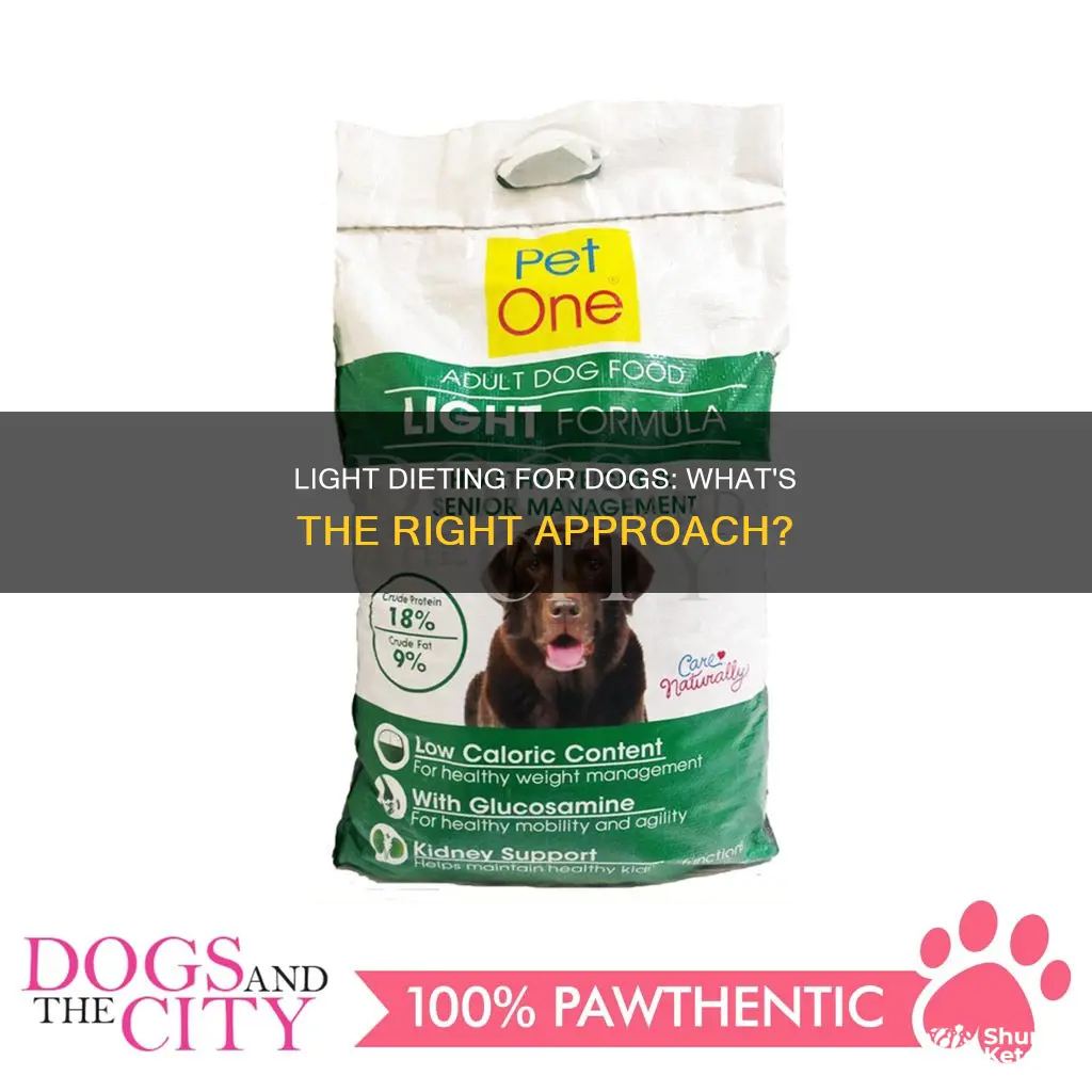 what is a light diet for a dog