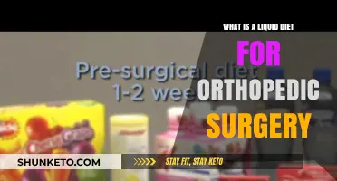 Liquid Diet: Essential Pre-Orthopedic Surgery Preparation