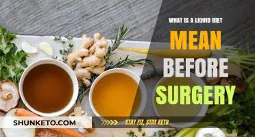 Liquid Diet: Pre-Surgery Prep