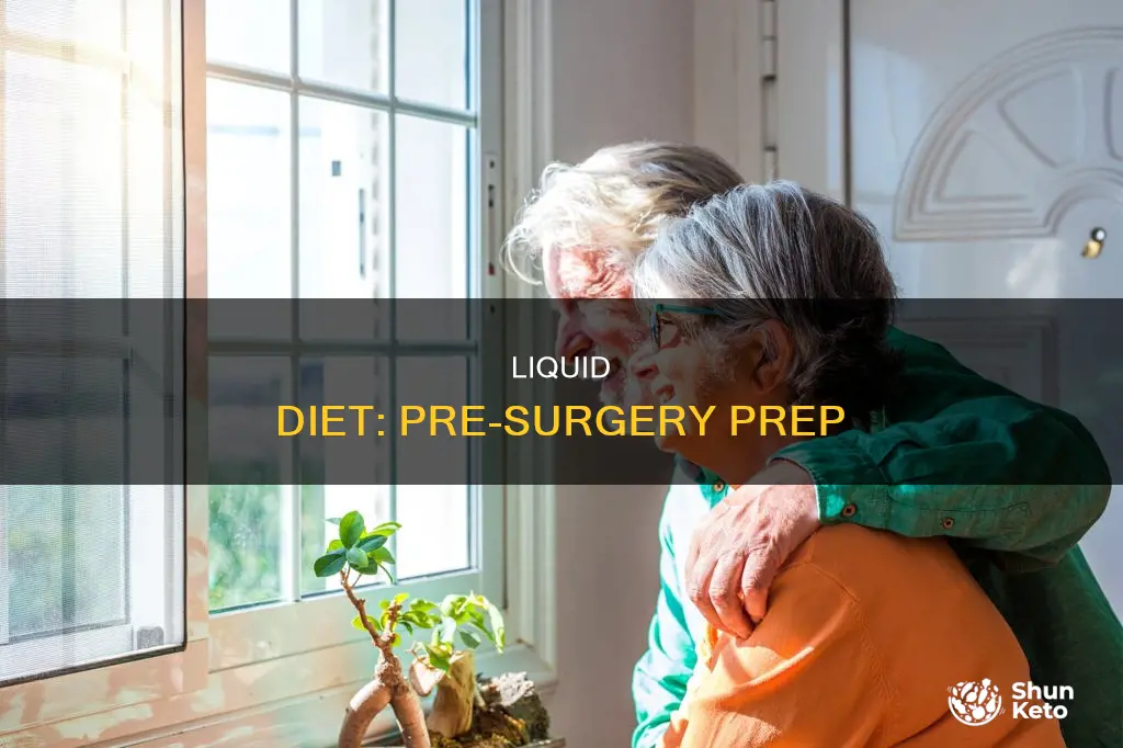 what is a liquid diet mean before surgery