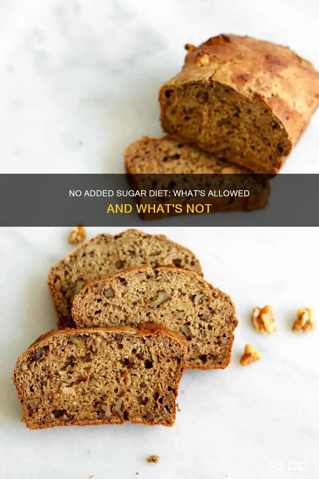 what is a no added sugar diet