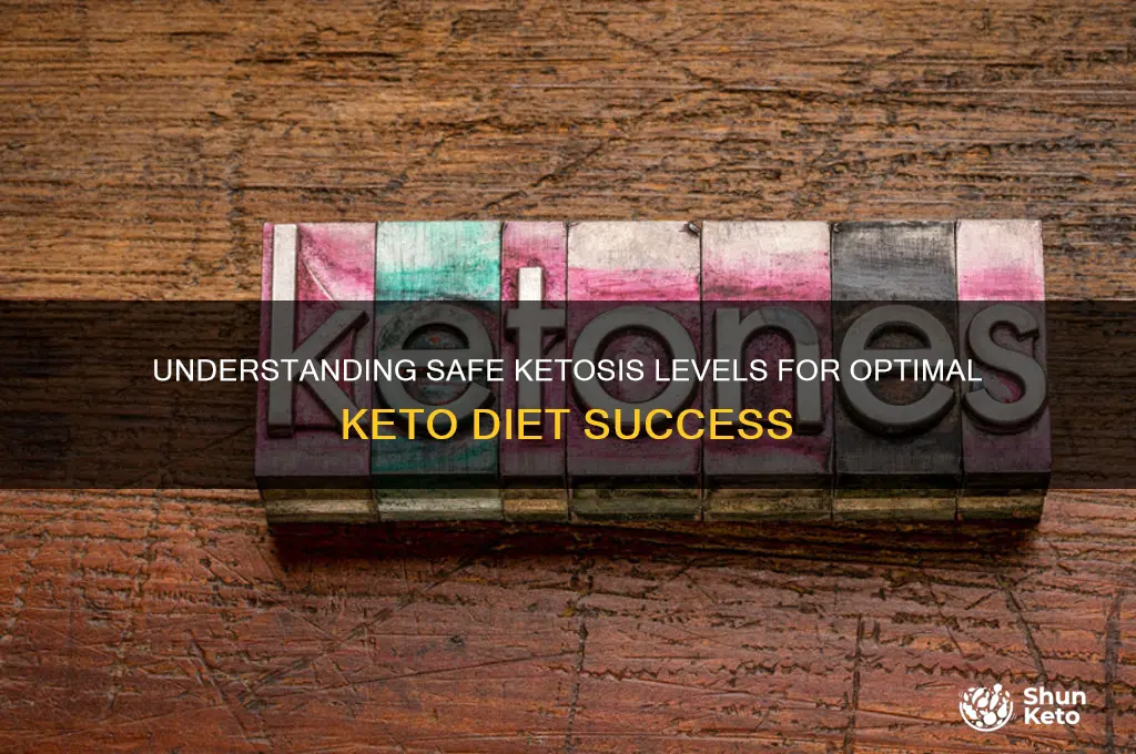 what is a safe ketosis level on the keto diet