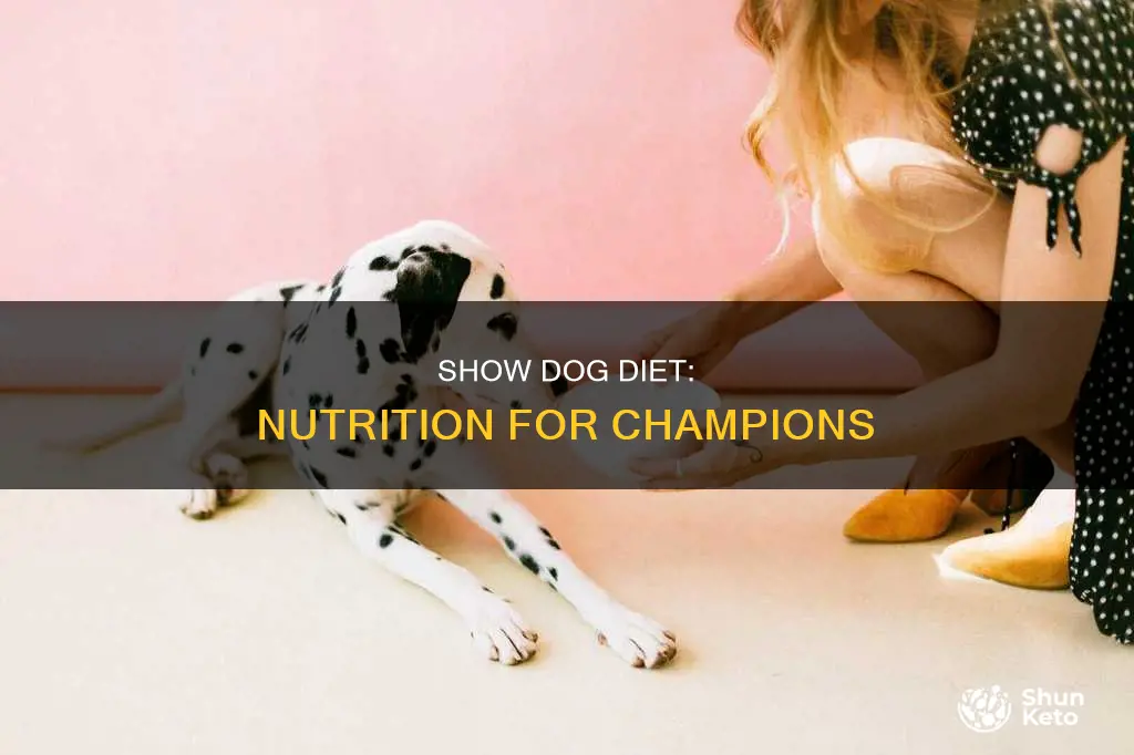what is a show dog diet