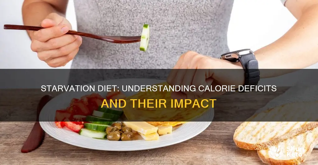 what is a starvation diet calories